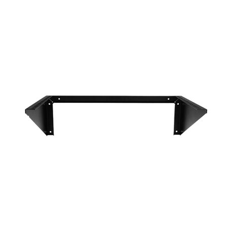 StarTech.com 6U Wall Mount Patch Panel Bracket - 19 in - Steel - Vertical Mounting Bracket for Networking and Data Equipment (RK619WALLV) - Wall mount bracket - black - 6U - 19" - 5