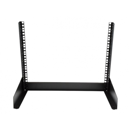 StarTech.com 8U Open Frame Network Rack - 19" 2 Post Free Standing Desktop Rack for Computer, AV, Media, IT, Data & Server Room Equipment (RK8OD) - Rack open frame - 2-post - 8U - 3