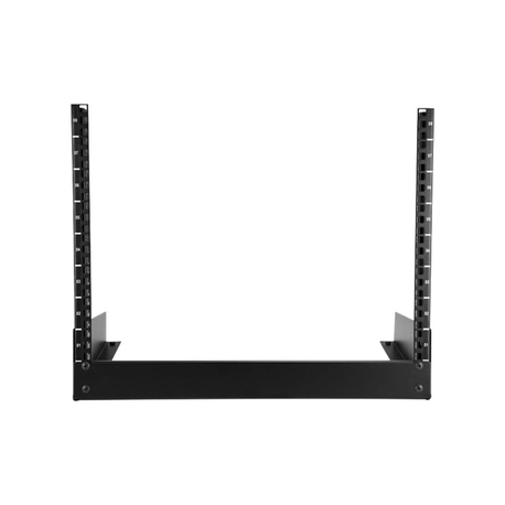 StarTech.com 8U Open Frame Network Rack - 19" 2 Post Free Standing Desktop Rack for Computer, AV, Media, IT, Data & Server Room Equipment (RK8OD) - Rack open frame - 2-post - 8U - 7