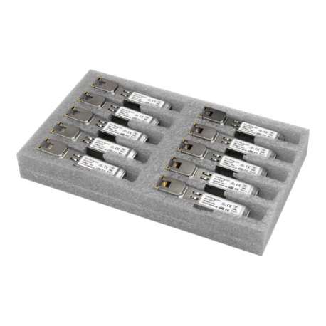 StarTech.com 10 Pack of HPE J8177C Compatible SFP Module, 1000BASE-T, SFP to RJ45 Cat6 / Cat5e, 1GE Gigabit Ethernet SFP, RJ-45 (Copper) 100m, HPE 1810, 1820, 2530, Mini GBIC Transceiver - Lifetime Warranty (J8177C10PKST) - SFP (mini-GBIC) transceiver module (equivalent to: HP J8177C) - GigE - 1000Base-T - RJ-45  /  SFP (mini-GBIC) - up to 100 m (pack of 10) - for HPE 1810, 1910, 20p 10 / 100 / 1000, 2610, 3500, 6200, Switch 8212; HPE Aruba 2530, 5406 - 3