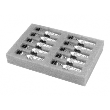 StarTech.com 10 pack HPE J4858C Compatible SFP Module, 1000BASE-SX, 1GbE Multi Mode (MMF) Fiber Optic Transceiver, 1 Gigabit Ethernet SFP, LC Connector, 550m, 850nm, DDM, HPE 1400, 1700, 1820 - Lifetime Warranty (J4858C10PKST) - SFP (mini-GBIC) transceiver module (equivalent to: HP J4858C) - GigE - 1000Base-SX - LC multi-mode - up to 550 m - 850 nm (pack of 10) - for HPE 1700, 2610, 6120, Switch XL 10 / 100 / 1000; HPE Aruba 2530, 2930F 24, 2930F 48, 5406 - 2