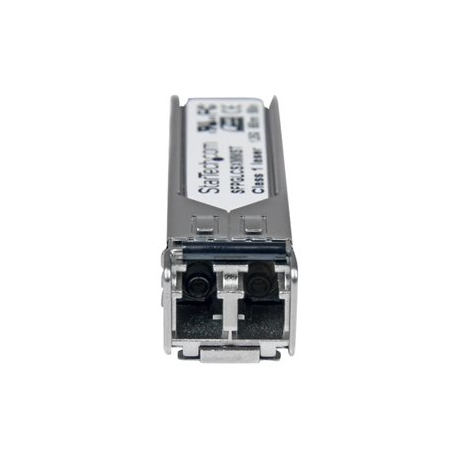StarTech.com Cisco GLC-SX-MM Compatible SFP Module, 1000BASE-SX, 1GbE Multimode Fiber MMF Optic Transceiver, 1GE Gigabit Ethernet SFP, LC 550m, 850nm DDM, Cisco IE3200, IE3300, ME1200 - Lifetime Warranty (GLCSXMM10PST) - SFP (mini-GBIC) transceiver module (equivalent to: Cisco GLC-SX-MM) - GigE - 1000Base-SX - LC multi-mode - up to 550 m - 850 nm (pack of 10) - 7