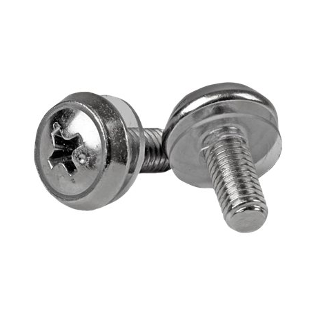 StarTech.com M5 x 12mm - Screws - 100 Pack - M5 Mounting Screws for Server Rack & Cabinet (CABSCREWSM5) - Screw kit (pack of 100) - for P / N: RACK-18U-20-WALL-OA, RACK-21U-20-WALL-OA, RACK-24U-20-WALL-OA, RK3236BKF, WALLMOUNT4 - 1
