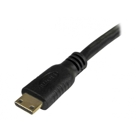 StarTech.com 6 ft High Speed HDMI Cable with Ethernet - HDMI to HDMI Mini - HDMI cable - single link - HDMI (M) to mini HDMI (M) - 1.8 m - black - 2