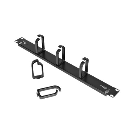 StarTech.com Server Rack Cable Management - 1U -19" Metal Rackmount Panel - Rack cable management kit - 1U - 19" - for P / N: RACK-18U-20-WALL-OA, RACK-21U-20-WALL-OA, RACK-24U-20-WALL-OA, RK3236BKF, RKQMCAB12V2 - 5