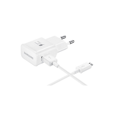 Samsung Travel Adapter EP-TA20 - Power adapter (USB) - on cable: USB-C - white - for Galaxy A3 (2017), A5 (2017), A7 (2017), Note7, S8 - 2