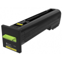 Lexmark - Yellow - original - toner cartridge LCCP, LRP - for Lexmark CS820, CX820, CX825, CX860