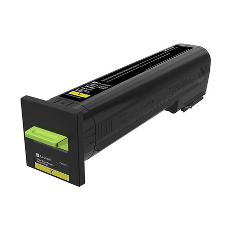 Lexmark - Yellow - original - toner cartridge LCCP, LRP - for Lexmark CS820, CX820, CX825, CX860 - 1