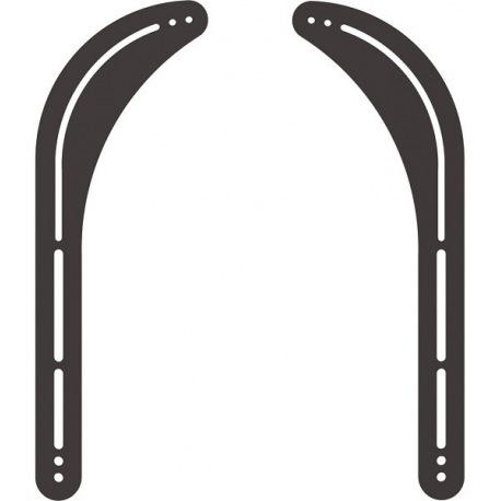 Neomounts by Newstar Select NM-USP100 - Mounting kit (2 mounting brackets) - for sound bar - black - for Sonos PLAYBAR - 2