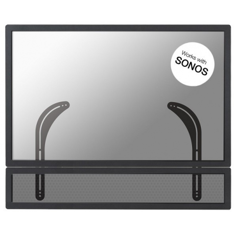 Neomounts by Newstar Select NM-USP100 - Mounting kit (2 mounting brackets) - for sound bar - black - for Sonos PLAYBAR - 14