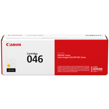 Canon 046 - Yellow - original - toner cartridge - for imageCLASS LBP654, MF731, MF735; i-SENSYS LBP653, LBP654, MF732, MF734, MF735 - 0
