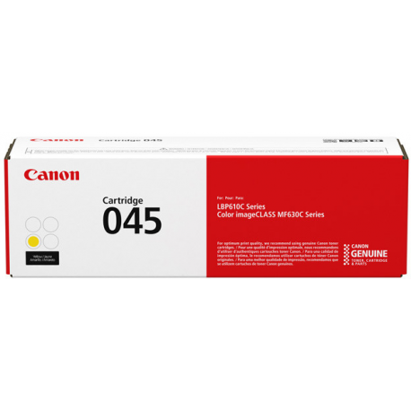 Canon 045 - Yellow - original - toner cartridge - for ImageCLASS LBP612Cdw, MF632Cdw, MF634Cdw - 1