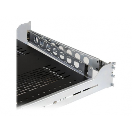 StarTech.com 2U Vented Sliding Server Rack Shelf w / Cable Management Arm - 27.7 to 31.6in Adjustable Mounting Depth - 50lb - 24in Deep - Rack shelf - black - 2U - 19" - for P / N: RK1233BKM, RK2433BKM, RK2537BKM, RK3236BKF, RK4236BKB, RK4242BK24, RK4242BK30 - 5