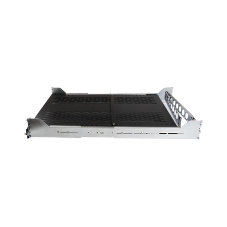 StarTech.com 2U Vented Sliding Server Rack Shelf w / Cable Management Arm - 27.7 to 31.6in Adjustable Mounting Depth - 125lb - 24in Deep - Rack shelf - black - 2U - for P / N: RK1233BKM, RK2433BKM, RK2537BKM, RK3236BKF, RK4236BKB, RK4242BK24, RK4242BK30 - 0