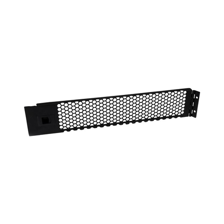 StarTech.com Blanking Panel - 2U - Vented - Hinged Rack Panel - 19in - TAA Compliant - Tool-less Installation - Filler Panel (RKPNLHV2U) - Blank panel - front - black - 2U - 19" - for P / N: RK2433BKM, RK2537BKM, RK3236BKF, RK4236BKB, RK4242BK24, RK4242BK30, RKQMCAB12V2 - 0