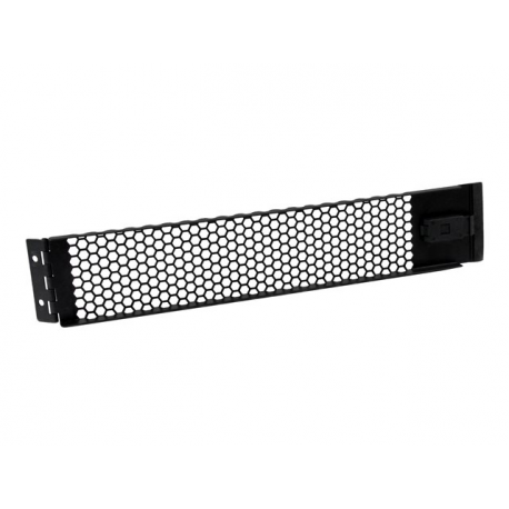 StarTech.com Blanking Panel - 2U - Vented - Hinged Rack Panel - 19in - TAA Compliant - Tool-less Installation - Filler Panel (RKPNLHV2U) - Blank panel - front - black - 2U - 19" - for P / N: RK2433BKM, RK2537BKM, RK3236BKF, RK4236BKB, RK4242BK24, RK4242BK30, RKQMCAB12V2 - 1
