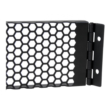 StarTech.com Blanking Panel - 2U - Vented - Hinged Rack Panel - 19in - TAA Compliant - Tool-less Installation - Filler Panel (RKPNLHV2U) - Blank panel - front - black - 2U - 19" - for P / N: RK2433BKM, RK2537BKM, RK3236BKF, RK4236BKB, RK4242BK24, RK4242BK30, RKQMCAB12V2 - 5
