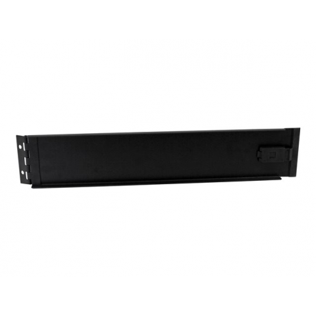 StarTech.com 2U Hinged Rack Panel - Solid Blanking Panel - Tool-less Installation - TAA Compliant Filler Panel - Reversible (RKPNLHS2U) - Blank panel - front - black - 2U - 19" - for P / N: RK2433BKM, RK2537BKM, RK3236BKF, RK4236BKB, RK4242BK24, RK4242BK30, RKQMCAB12V2 - 1