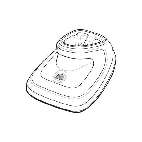 Zebra CR8178-PC Presentation Cradle - Bar code scanner docking cradle - wall mountable, cart mountable, desktop - midnight black - for Zebra DS8178 - 0