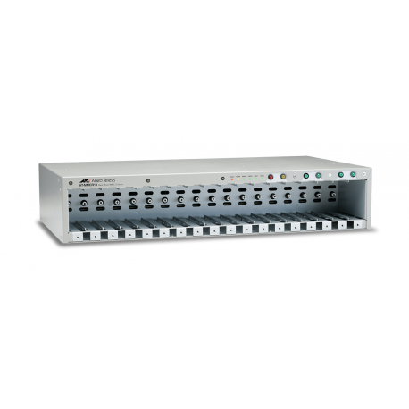 Allied Telesis Media Conversion Rack-Mount Chassis - Modular expansion base - 2U - TAA Compliant - 1