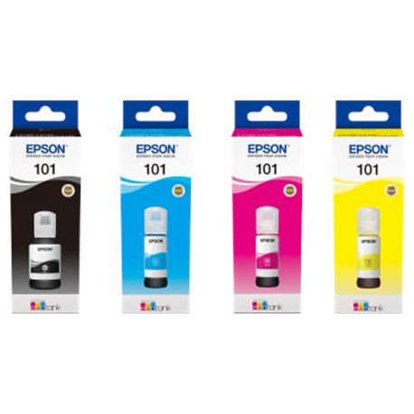 Epson 101 - 70 ml - magenta - original - ink tank - for Epson L4260, L4266, L6190, L6260, L6270, L6276, L6290; EcoTank L14150; EcoTank ITS L4150 - 0