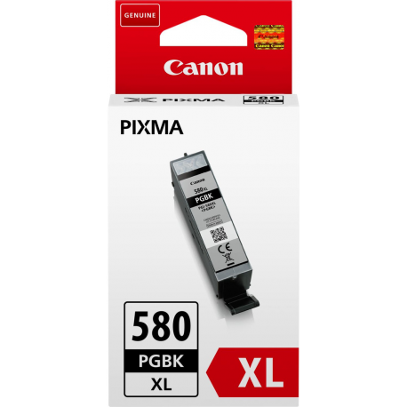 Canon PGI-580PGBK XL - 18.5 ml - XL size - black - original - ink tank - for PIXMA TS6251, TS6350, TS6351, TS705, TS8252, TS8350, TS8351, TS8352, TS9550, TS9551 - 1