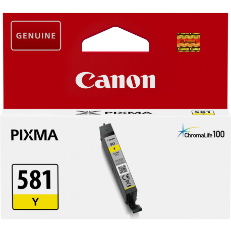 Canon CLI-581Y - 5.6 ml - yellow - original - ink tank - for PIXMA TS6251, TS6350, TS6351, TS705, TS8252, TS8350, TS8351, TS8352, TS9550, TS9551 - 2