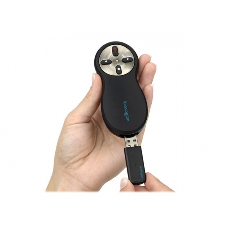 Kensington Si600 Wireless Presenter with Laser Pointer - Presentation remote control - 4 buttons - RF - black - 9