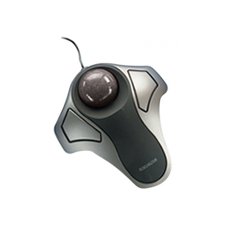Kensington Orbit Optical Trackball - Trackball - right and left-handed - optical - 2 buttons - wired - USB - silver - 3