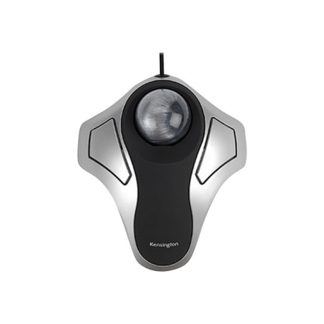 Kensington Orbit Optical Trackball - Trackball - right and left-handed - optical - 2 buttons - wired - USB - silver - 5
