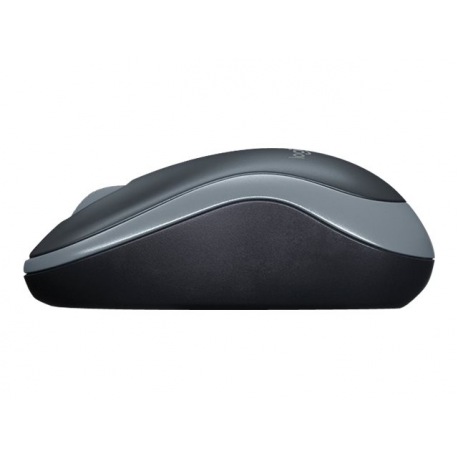 Logitech M185 - Mouse - optical - wireless - 2.4 GHz - USB wireless receiver - grey - 6
