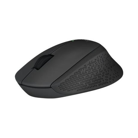 Logitech M280 - Mouse - right-handed - optical - 3 buttons - wireless - 2.4 GHz - USB wireless receiver - black - 3