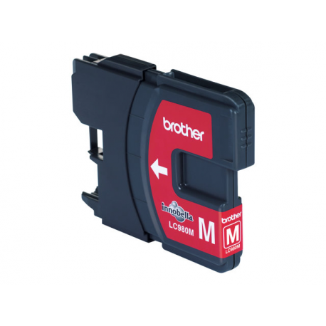 Brother LC980M - Magenta - original - ink cartridge - for Brother DCP-145, 163, 167, 193, 195, 197, 365, 373, 375, 377, MFC-250, 255, 290, 295, 297 - 3