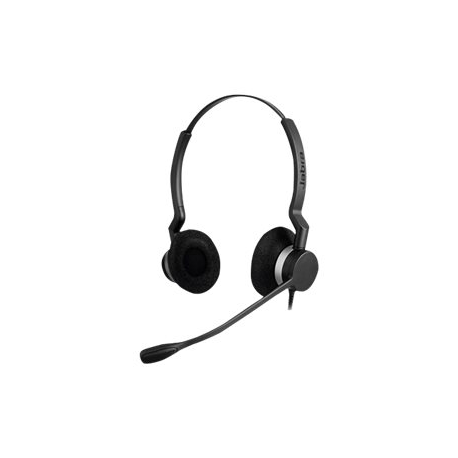 Jabra BIZ 2300 USB UC Duo - Headset - on-ear - wired - USB - 3