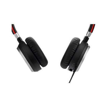 Jabra Evolve 65 UC stereo - Headset - on-ear - Bluetooth - wireless - NFC - USB - 3