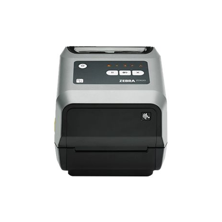 Zebra ZD620 - Label printer - thermal transfer - Roll (11.8 cm) - 300 dpi - up to 152 mm / sec - USB 2.0, LAN, serial, USB host, Bluetooth LE - tear bar - grey - 2