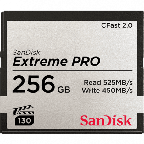 SanDisk Extreme Pro - Flash memory card - 256 GB - CFast 2.0 - 0