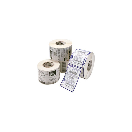 Zebra Z-Select 2000D - Matte - permanent rubber adhesive - coated - perforated - white - 25.4 x 31.8 mm 30960 pcs. (12 roll(s) x 2580) paper - for LP 28XX, 3642, 3742; Orion; TLP 27XX, 28XX; Zebra GX420; GK Series GK420; G-Series GC420 - 0