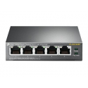 TP-LINK TL-SG1005P - Switch - unmanaged - 4 x 10 / 100 / 1000 (PoE) + 1 x 10 / 100 / 1000 - desktop - PoE (56 W)