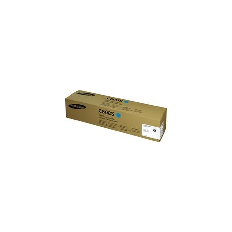 Samsung CLT-C808S - Cyan - original - toner cartridge (SS560A) - for MultiXpress SL-X400LX, SL-X401LX, SL-X4220RX, SL-X4250LX, SL-X4300LX - 1
