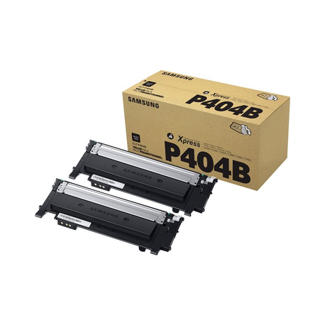 Samsung CLT-P404B - 2-pack - black - original - toner cartridge (SU364A) - for Samsung CLX-3302, 3303, 3304, 3307; Xpress SL-C432, C433, C462, C463, C467, C482, C483 - 2