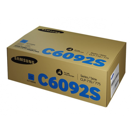 Samsung CLT-C6092S - Cyan - original - toner cartridge (SU082A) - for Samsung CLP-770ND, CLP-770NDK, CLP-770NDKG, CLP-775N, CLP-775ND - 1