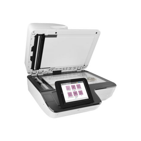 HP ScanJet Enterprise Flow N9120 fn2 - Document scanner - flatbed: CCD / ADF: CIS - Duplex - 297 x 864 mm - 600 dpi x 600 dpi - up to 120 ppm (mono) / up to 120 ppm (colour) - ADF (200 sheets) - up to 20000 scans per day - USB 2.0, Gigabit LAN, USB 2.0 (Host) - 1