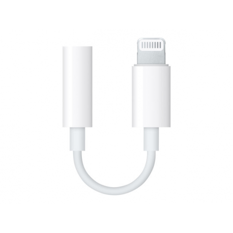 Apple Lightning to 3.5 mm Headphone Jack Adapter - Lightning to headphone jack adapter - Lightning male to stereo mini jack female - for Apple iPad / iPhone / iPod (Lightning) - 2