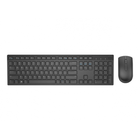 Dell KM636 - Keyboard and mouse set - wireless - QWERTY - UK - black - for Latitude 33XX 2-in-1; OptiPlex 70XX; Precision 57XX, 77XX; Vostro 35XX, 36XX - 2