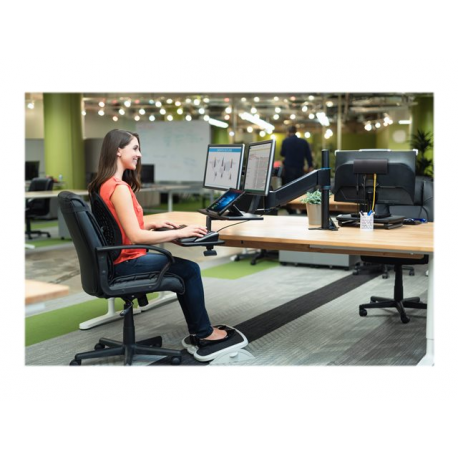 Kensington Expert Mouse Wireless Trackball - Trackball - right and left-handed - optical - 4 buttons - wireless - 2.4 GHz, Bluetooth 5.0 LE - Bluetooth USB adapter - black - 21