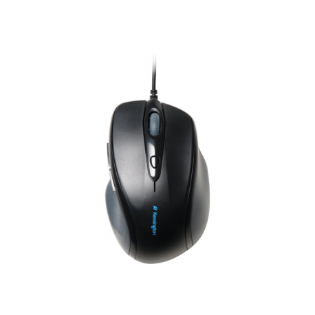 Kensington Pro Fit Full-Size - Mouse - right-handed - optical - 5 buttons - wired - USB - black - 3