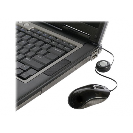 Targus - Mouse - right and left-handed - optical - 3 buttons - wired - USB - black - 5