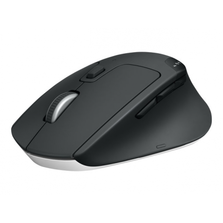 Logitech M720 Triathlon - Mouse - right-handed - optical - 7 buttons - wireless - Bluetooth, 2.4 GHz - USB wireless receiver - 6