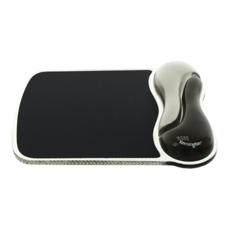 Kensington Duo Gel Mouse Wristrest Wave - Mouse pad with wrist pillow - two-tone graphite - 2